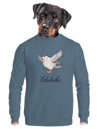 unisex mikina bez kapucne