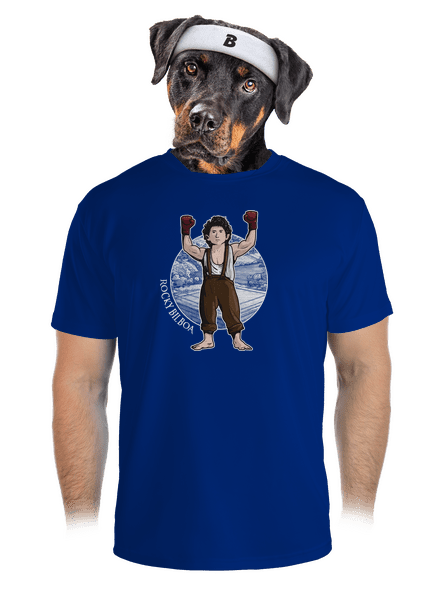 Rocky Bilboa pánske športové tričko Royal Blue Mal