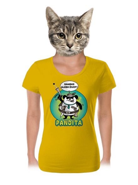 Pandita dámske tričko Yellow