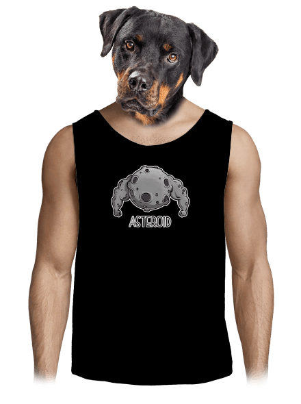 Asteroid pánske tielko Black
