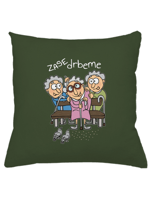 Zase drbeme vankúš Olive Green