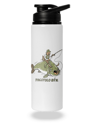 Tolstolobýk flaša na vodu White