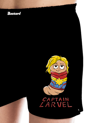 Captain Larvel pánske trenky Black