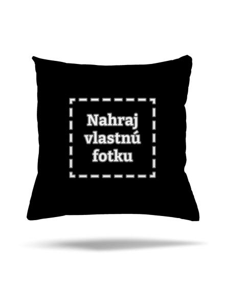 Vlastná potlač vankúš Black