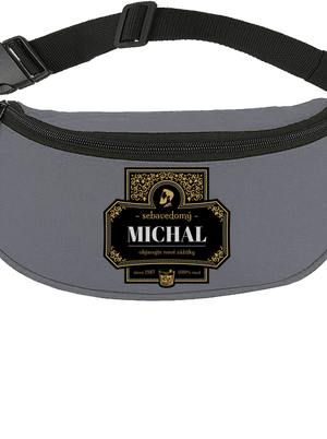 Alkoholová etiketa ľadvinka Graphite