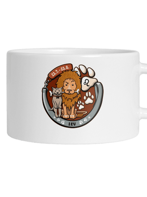 Psí horoskop: Lev hrnček makronka White