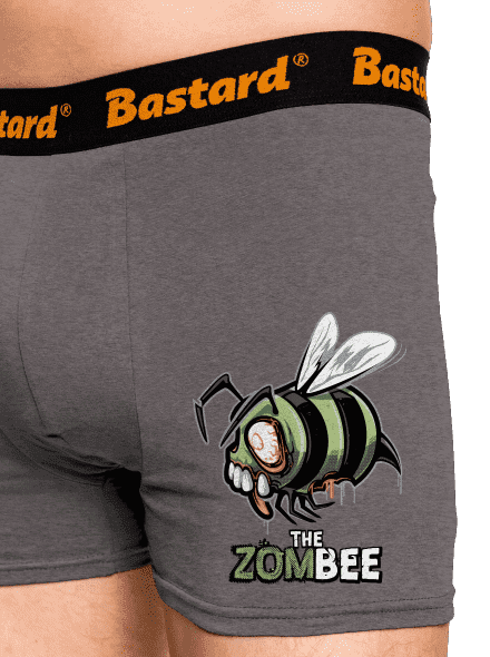 ZomBee boxerky Gray Melange
