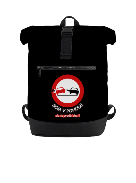 Nepredbiehať batoh Black