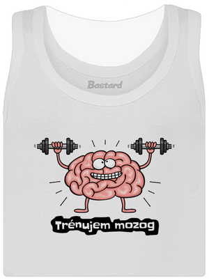 Trénujem mozog  dámske tielko klasické White
