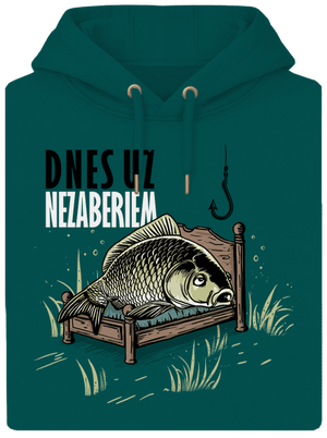 Dnes už nezaberiem unisex mikina premium Emerald Green