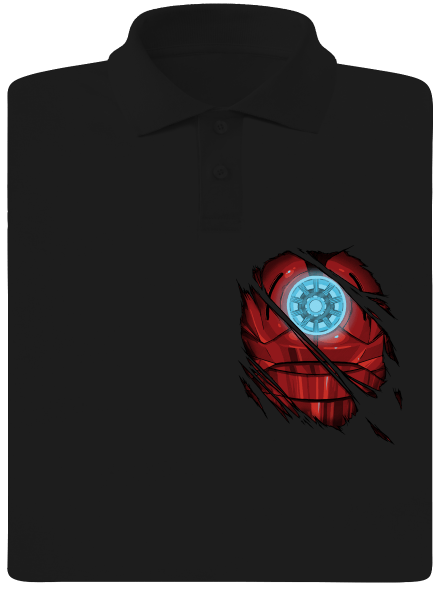 Ironman pánska polokošeľa Black