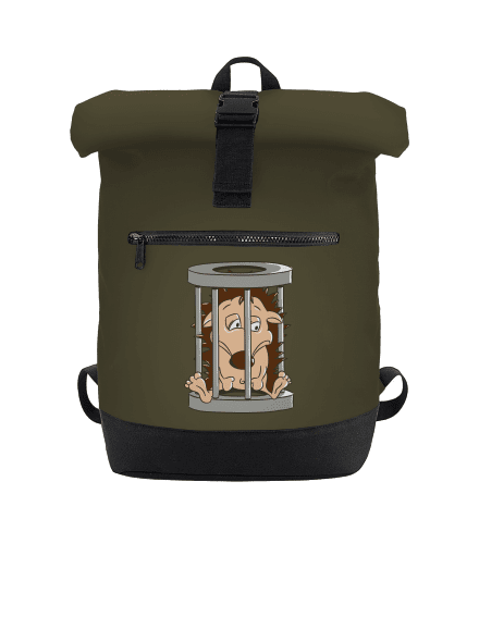 Jažeček v klietke batoh Military Green