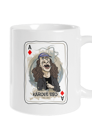 Kárové eso klasický hrnček White