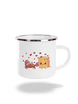 Krab a krabica plecháčik White