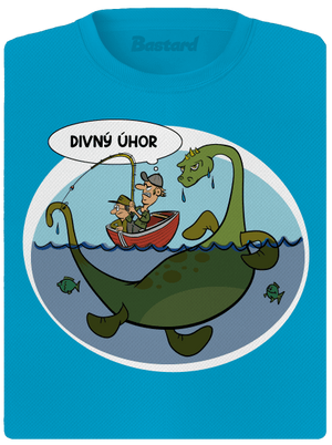 Divný úhor dámske športové tričko Blue Atol