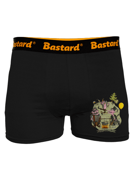 Pártyzáni boxerky Black