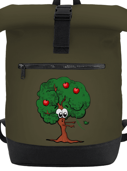 Jablko a jabloň batoh Military Green