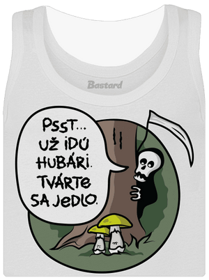 Muchotrávky zelené dámske tielko klasické White