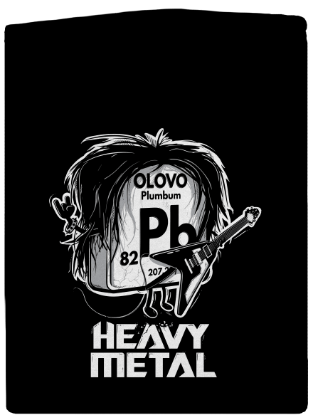 Heavy Metal dámska mikina na zips Black