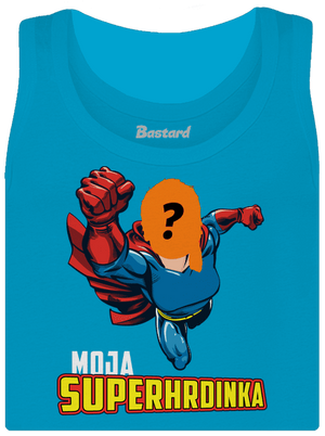 Moja superhrdinka dámske tielko klasické Blue Atol