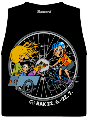 Cyklistický horoskop: Rak dámske tielko voľné Black