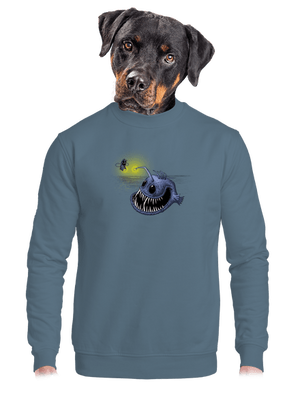 unisex mikina bez kapucne