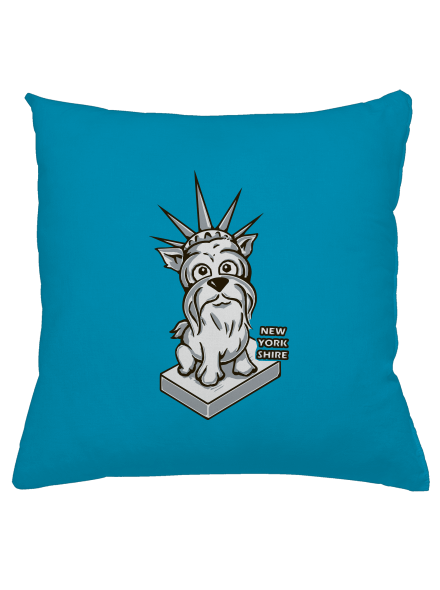 New Yorkshire vankúš Blue Turquoise