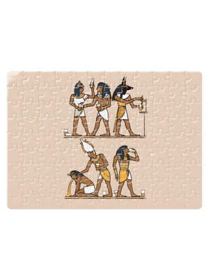 Egyptská párty puzzle White