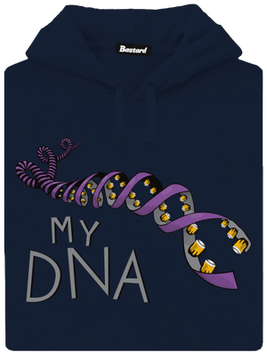 My DNA pánska mikina klokanka Navy