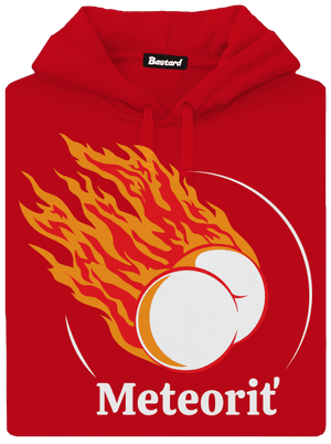 Meteoriť pánska mikina klokanka Red