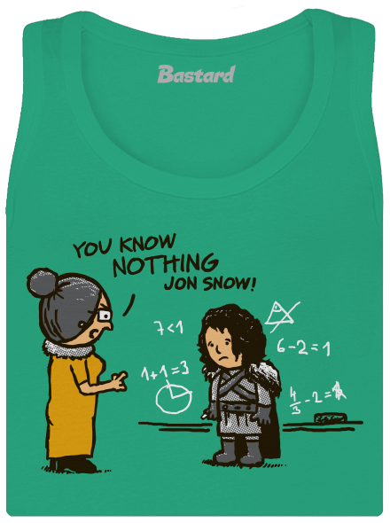 You Know Nothing dámske tielko klasické Mint Mal