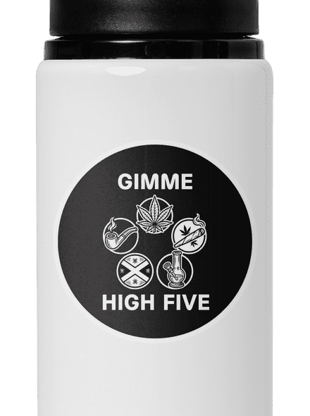 Gimme high five flaša na vodu White