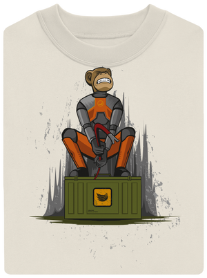 Ape-Life unisex mikina bez kapucne Off White