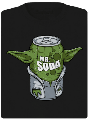 Mr. Sóda dámske športové tričko Black