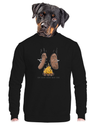 unisex mikina bez kapucne