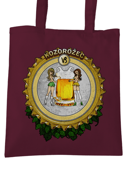 Pivný horoskop: Kozorožec taška Burgundy