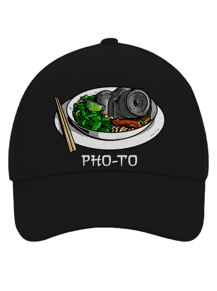 Pho-to šiltovka baseballka Black