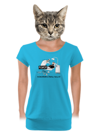 dámske tričko s lemom