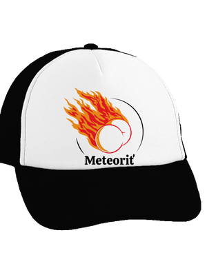 Meteoriť šiltovka truckerka Black cap
