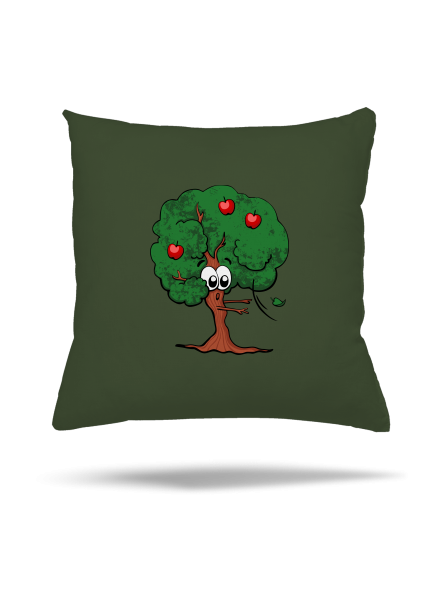 Jablko a jabloň vankúš Olive Green