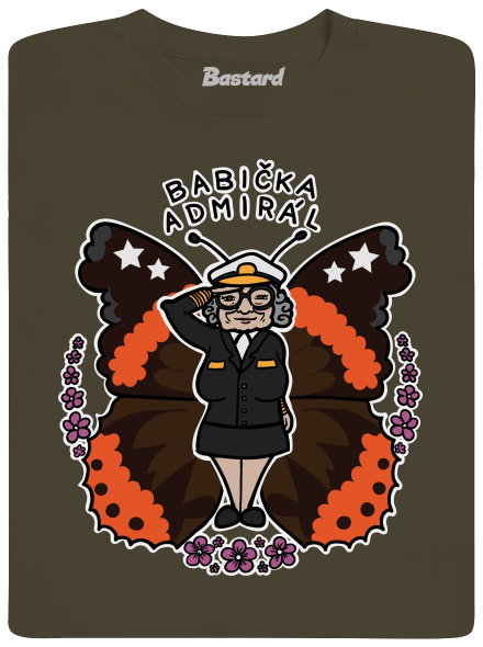 Babička admirál pánske dlhý rukáv Urban Khaki