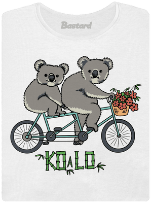 Koalo dámske tričko s lemom White