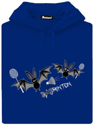 Batminton dámska mikina klokanka Royal Blue Mal