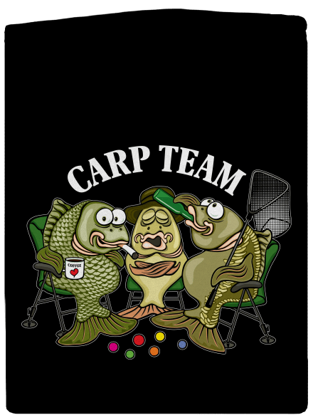 Carp Team dámska mikina na zips Black