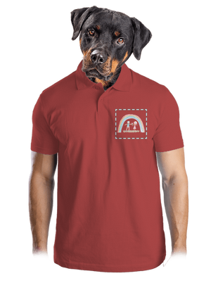 Detské kresby - Nahraj vlastnú pánska polokošeľa Burgundy