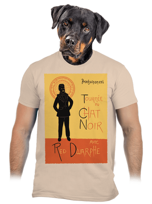 Le Chat Noir pánske tričko Sand