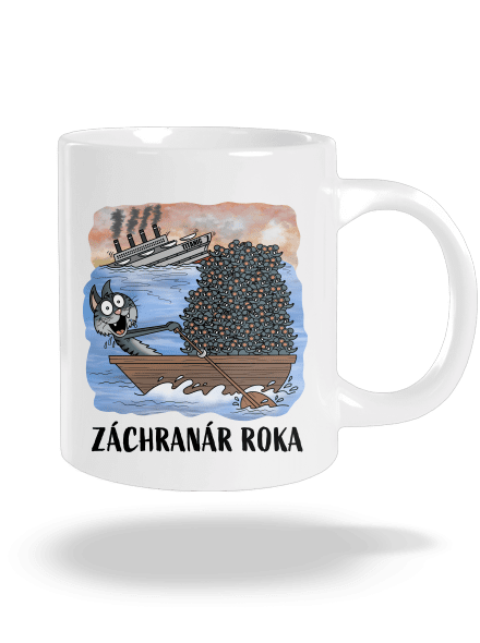 Záchranár roka veľký hrnček White