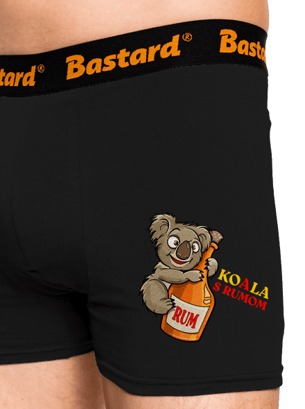 Rum s koalou boxerky Black