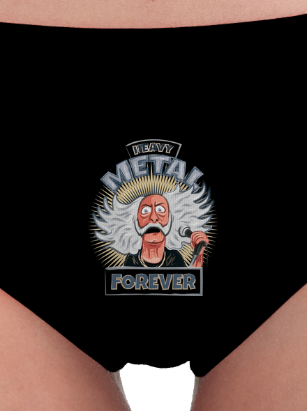 Heavy metal forever dámske nohavičky Black