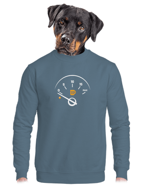 Prázdna nádrž unisex mikina bez kapucne Nordic Blue